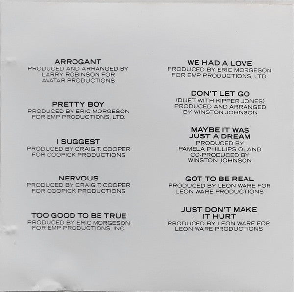 Krystol : I Suggest U Don't Let Go (CD, Album)