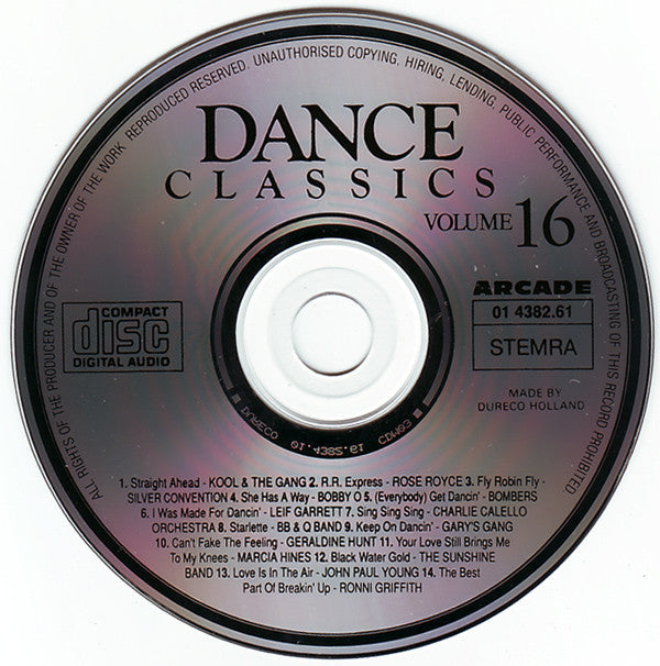 Various : Dance Classics Volume 16 (CD, Comp)