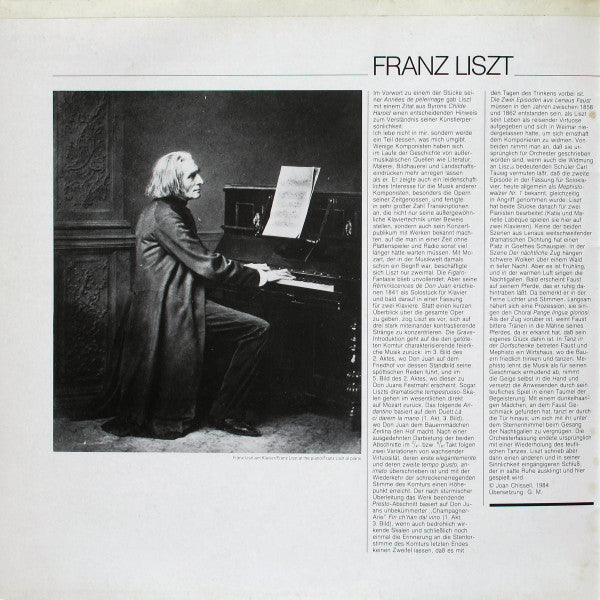 Franz Liszt, Katia Et Marielle Labèque : Music For Two Pianos = Musik Für Zwei Klaviere (LP)
