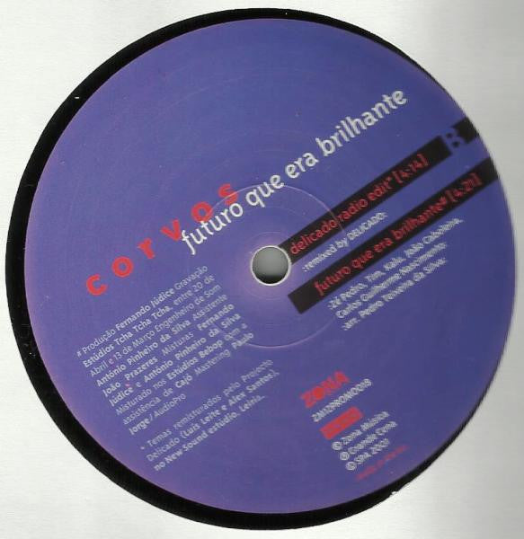 Corvos : Futuro Que Era Brilhante (12", Maxi, Pro)