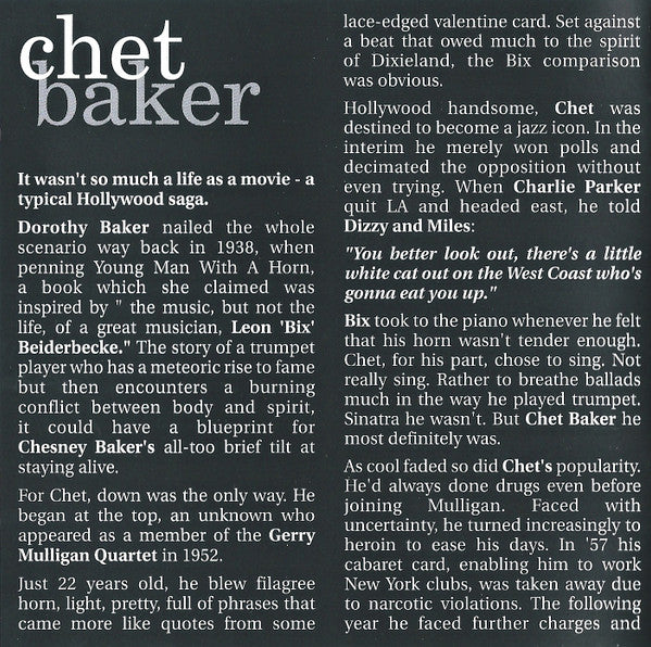Chet Baker : In A Soulful Mood (CD, Comp)