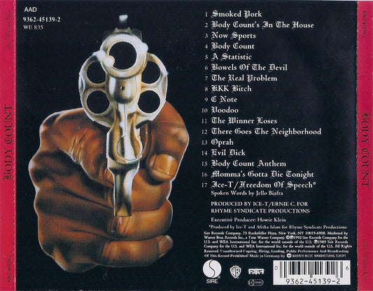 Body Count (2) : Body Count (CD, Album, RE)