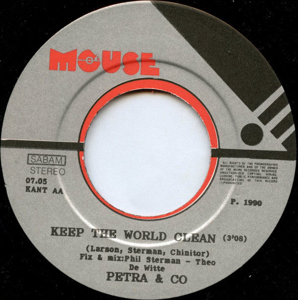Petra & Co : Speel Niet Met Vuur / Keep The World Clean (7", Single)