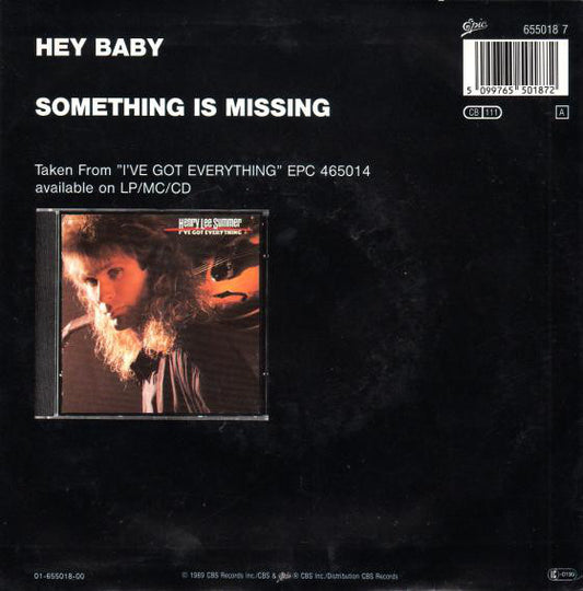 Henry Lee Summer : Hey Baby (7", Single)