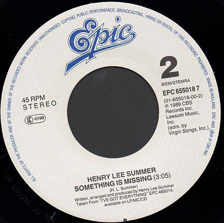 Henry Lee Summer : Hey Baby (7", Single)