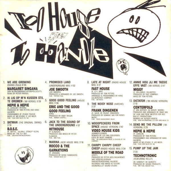 Various : Too House To Handle (CD, Comp)