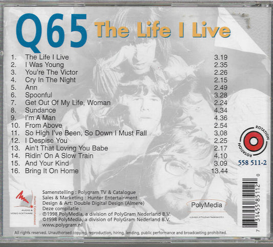 Q65 : The Life I Live (CD, Comp, RP)
