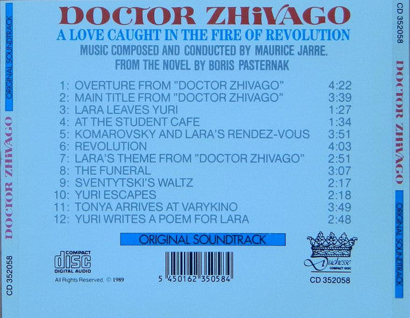Maurice Jarre : Doctor Zhivago - Original Soundtrack (CD)