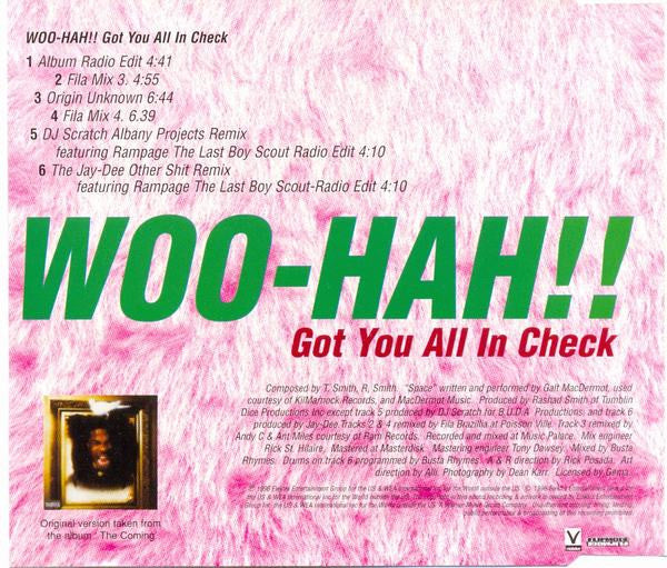 Busta Rhymes : Woo-Hah!! Got You All In Check (CD, Single, M/Print)