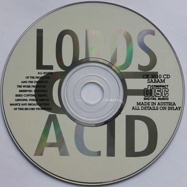 Lords Of Acid : Lust (CD, Album)