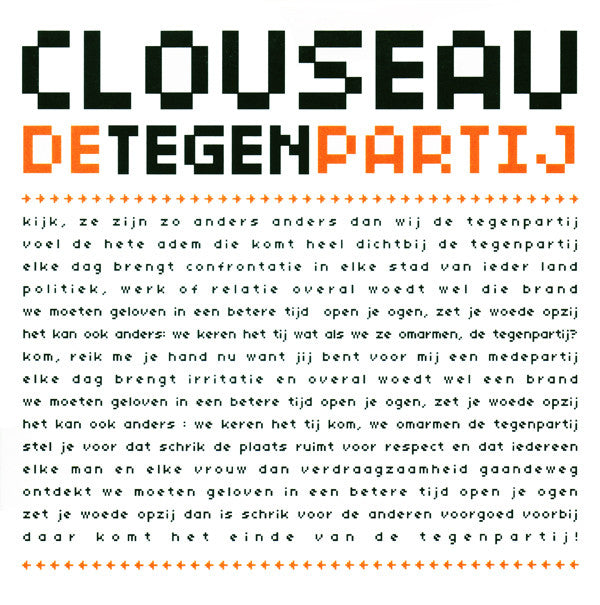Clouseau : De Tegenpartij (CD, Single)