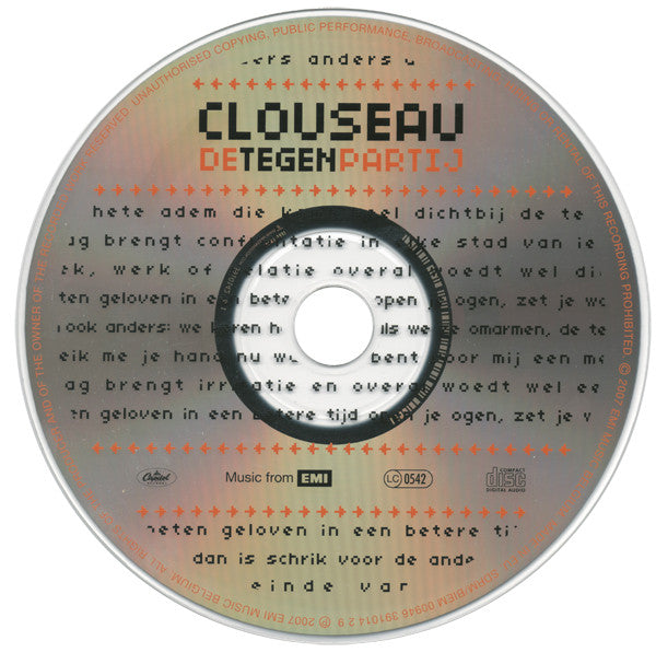 Clouseau : De Tegenpartij (CD, Single)