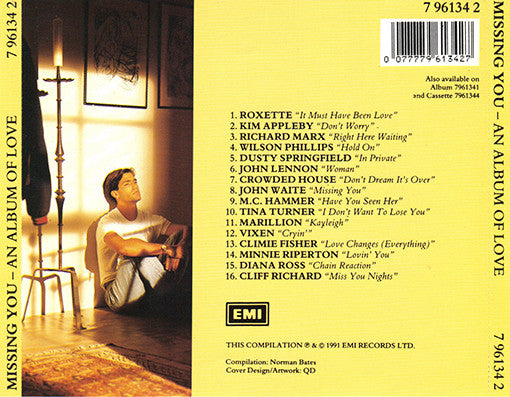 Various : Missing You - An Album Of Love (CD, Comp)