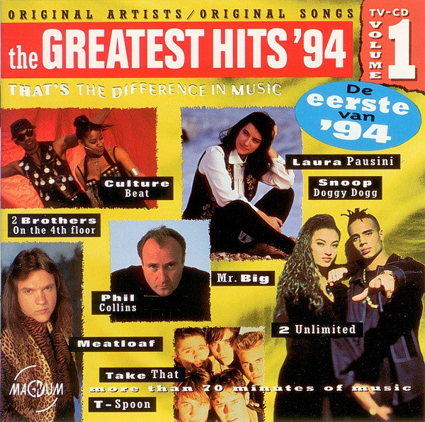 Various : The Greatest Hits '94 Volume 1 (CD, Comp)