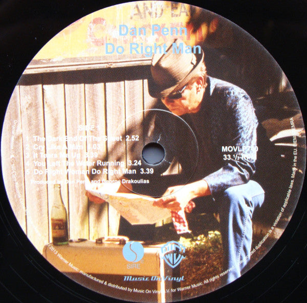 Dan Penn : Do Right Man (LP, Album, 180)