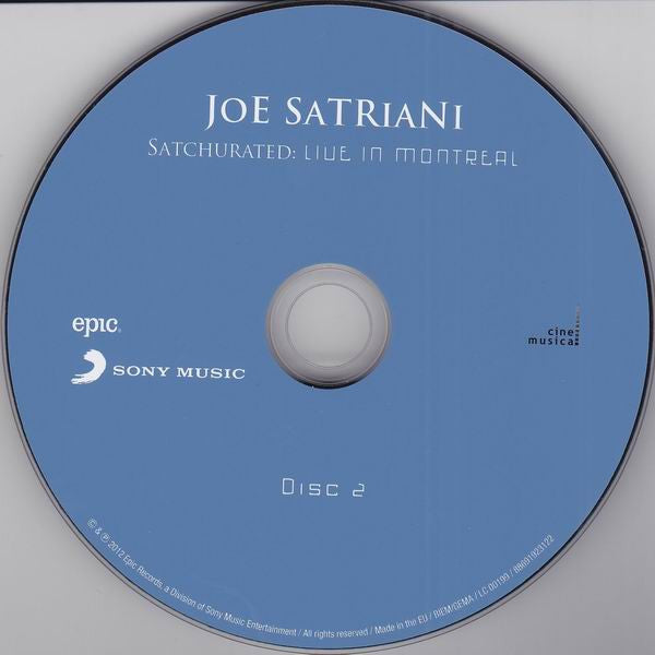 Joe Satriani : Satchurated: Live In Montreal (2xCD, Album)