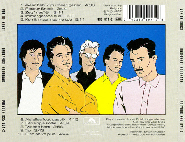 VOF De Kunst : Onbeperkt Houdbaar (CD, Album)