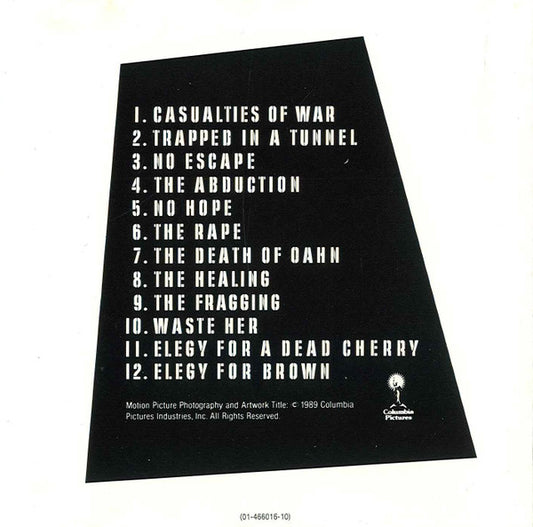Ennio Morricone : Casualties Of War (Original Motion Picture Soundtrack) (CD, Album)