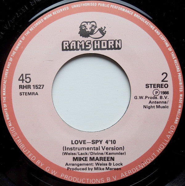 Mike Mareen : Love-Spy (7", Single)