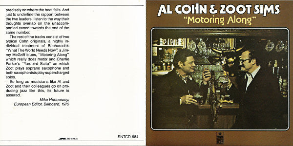 Al Cohn & Zoot Sims : Motoring Along (CD, Album, RE)
