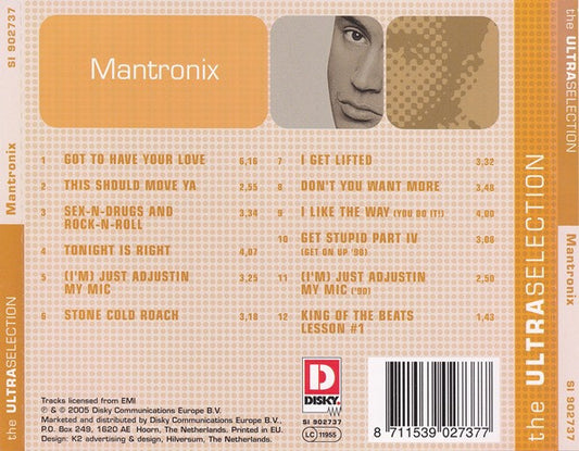Mantronix : The Ultra Selection (CD, Album, RE)