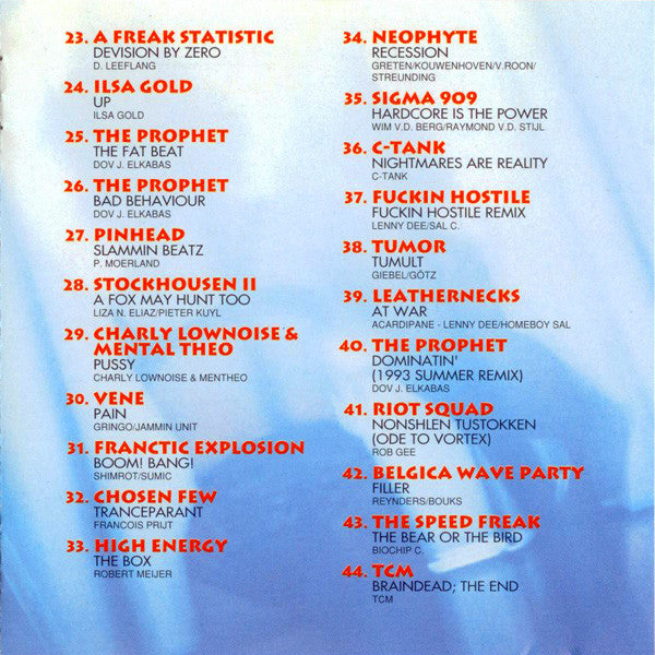 Various : House Party 5 (The Hardcore Rave Mix) (CD, Comp, Mixed)