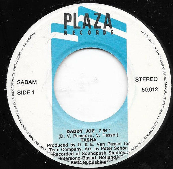 Tasha (5) : Daddy Joe (7", Single)