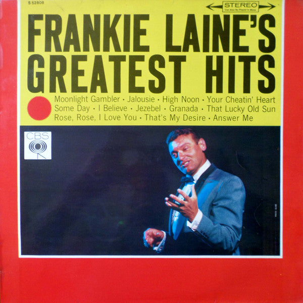 Frankie Laine : Frankie Laine's Greatest Hits (LP, Comp)