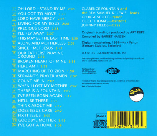 Five Blind Boys Of Alabama : Oh Lord - Stand By Me / Marching Up To Zion (CD, Comp)