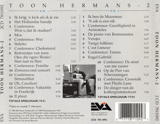 Toon Hermans : Toon Hermans - 2 (2xCD, Comp)