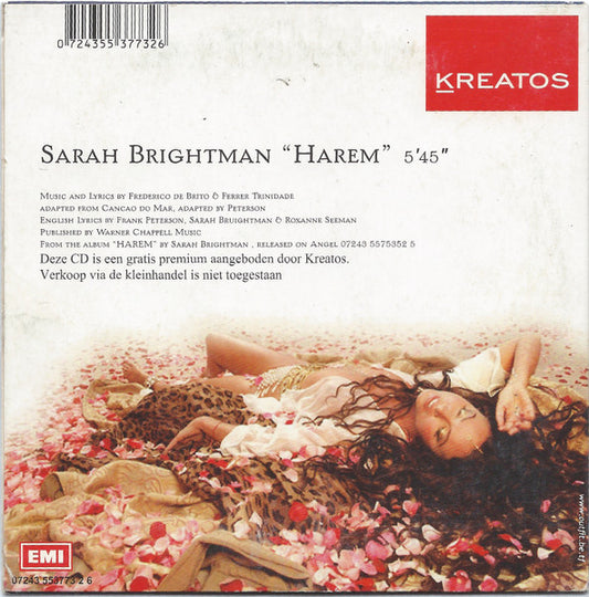 Sarah Brightman : Harem (CD, Single)