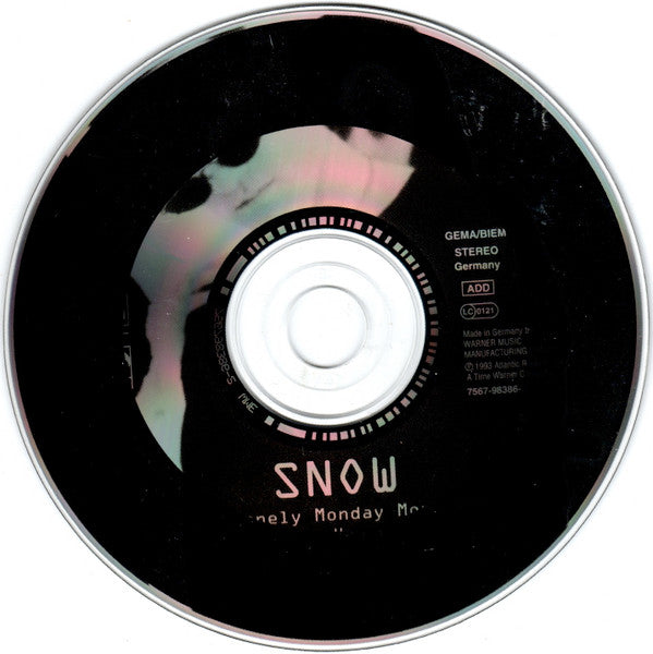 Snow (2) : Lonely Monday Morning (CD, Single, Car)
