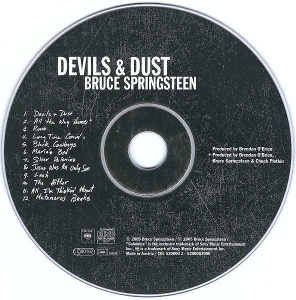 Bruce Springsteen : Devils & Dust (CD, Album, Son + DVD, PAL, Son)
