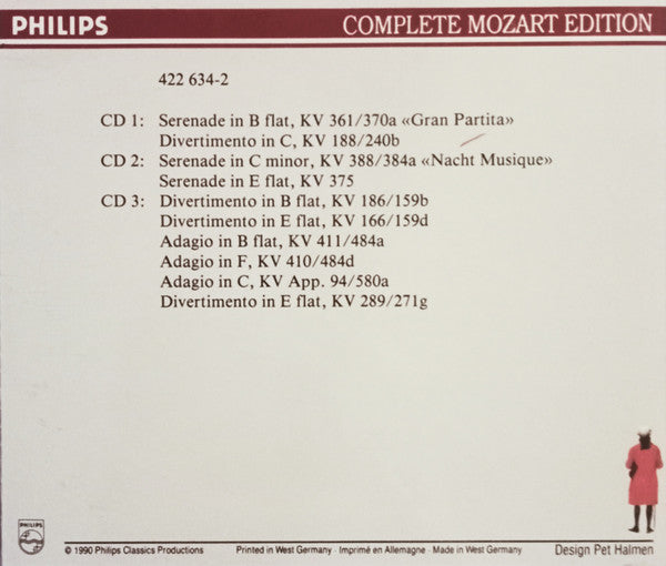 Wolfgang Amadeus Mozart : Serenades And Divertimenti For Wind (Box, Sli + 6xCD, Comp, RM)