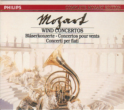 Wolfgang Amadeus Mozart : Wind Concertos (5xCD, Comp)