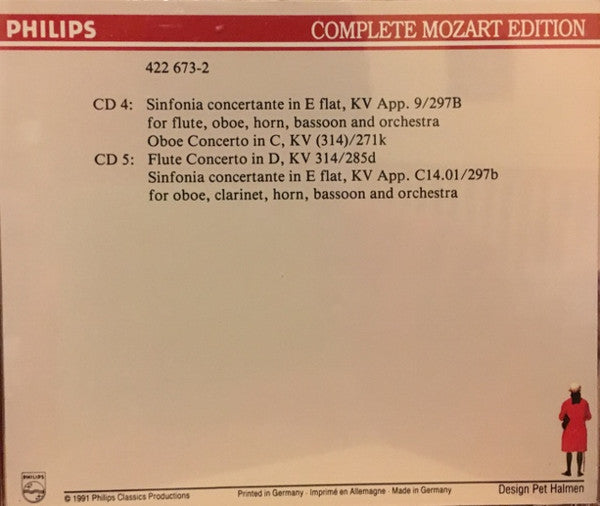 Wolfgang Amadeus Mozart : Wind Concertos (5xCD, Comp)