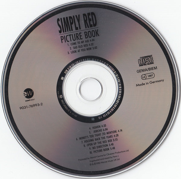 Simply Red : Picture Book (CD, Album, RE, RM)