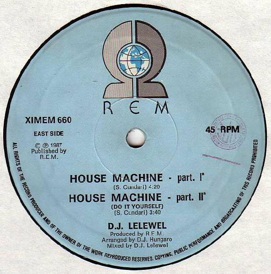 DJ Lelewel : House Machine (12")