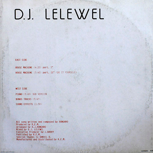 DJ Lelewel : House Machine (12")