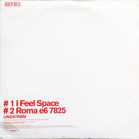 Lindstrøm : I Feel Space (12")