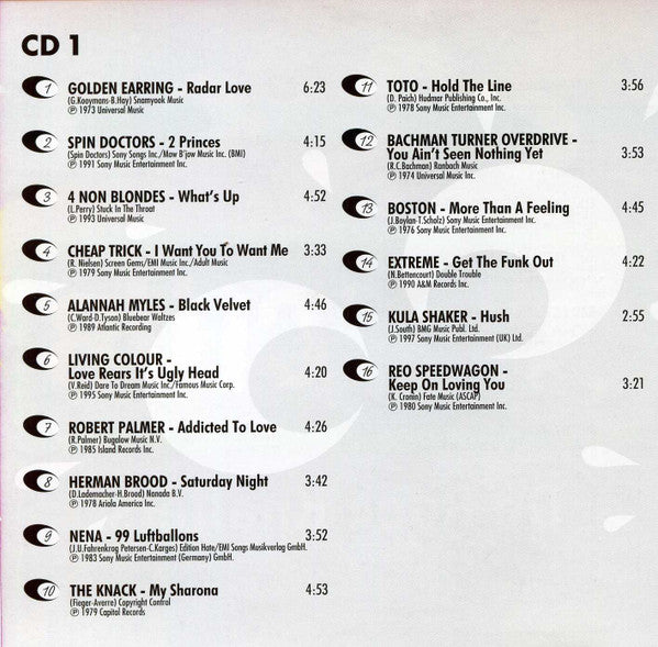 Various : Party Party Club - De Rock Knallers (2xCD, Comp)
