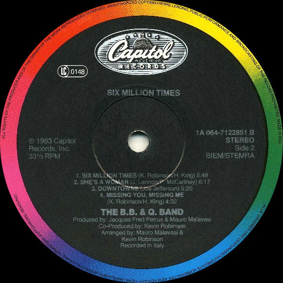 The Brooklyn, Bronx & Queens Band : Six Million Times (LP, Album)