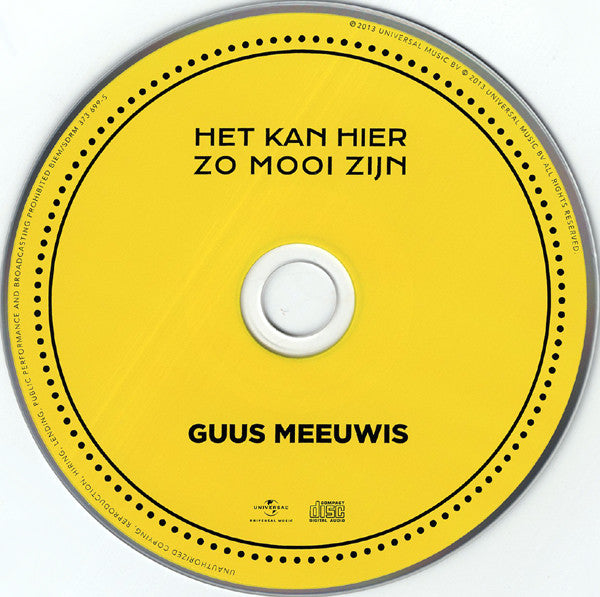 Guus Meeuwis : Het Kan Hier Zo Mooi Zijn (2xCD, Ltd, Dig)