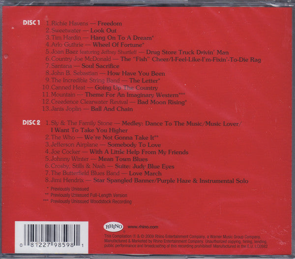 Various : Woodstock 40 (2xCD, Comp, 40t)