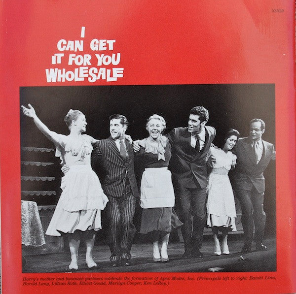 Harold Rome, Cast Of "I Can Get It For You Wholesale" : I Can Get It For You Wholesale (CD, Album, RE, RM)