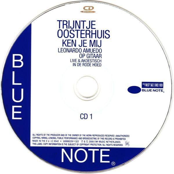 Trijntje Oosterhuis, Leonardo Amuedo : Ken Je Mij (2xCD)