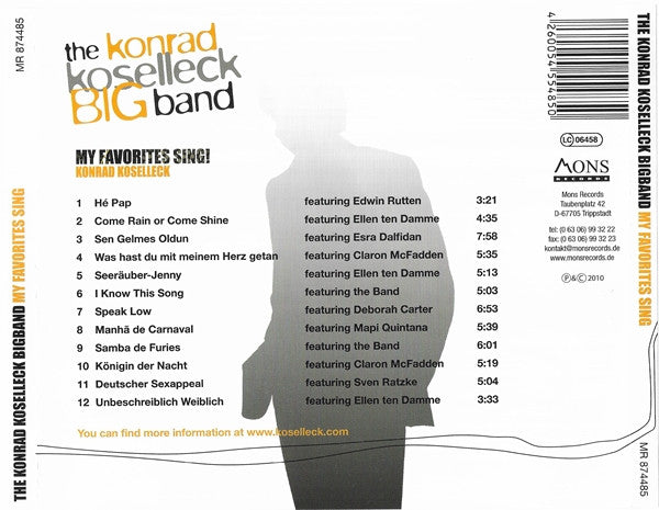 The Konrad Koselleck Big Band : My Favorites Sing! (CD, Album)