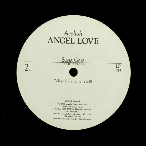Aeoliah : Angel Love (LP, Album)