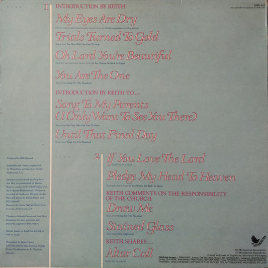 Keith Green (2) : I Only Want To See You There (LP, Comp)