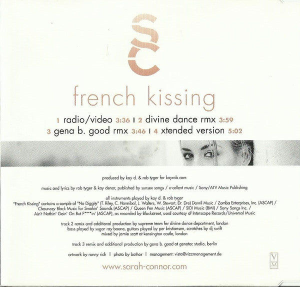 Sarah Connor : French Kissing (CD, Maxi)
